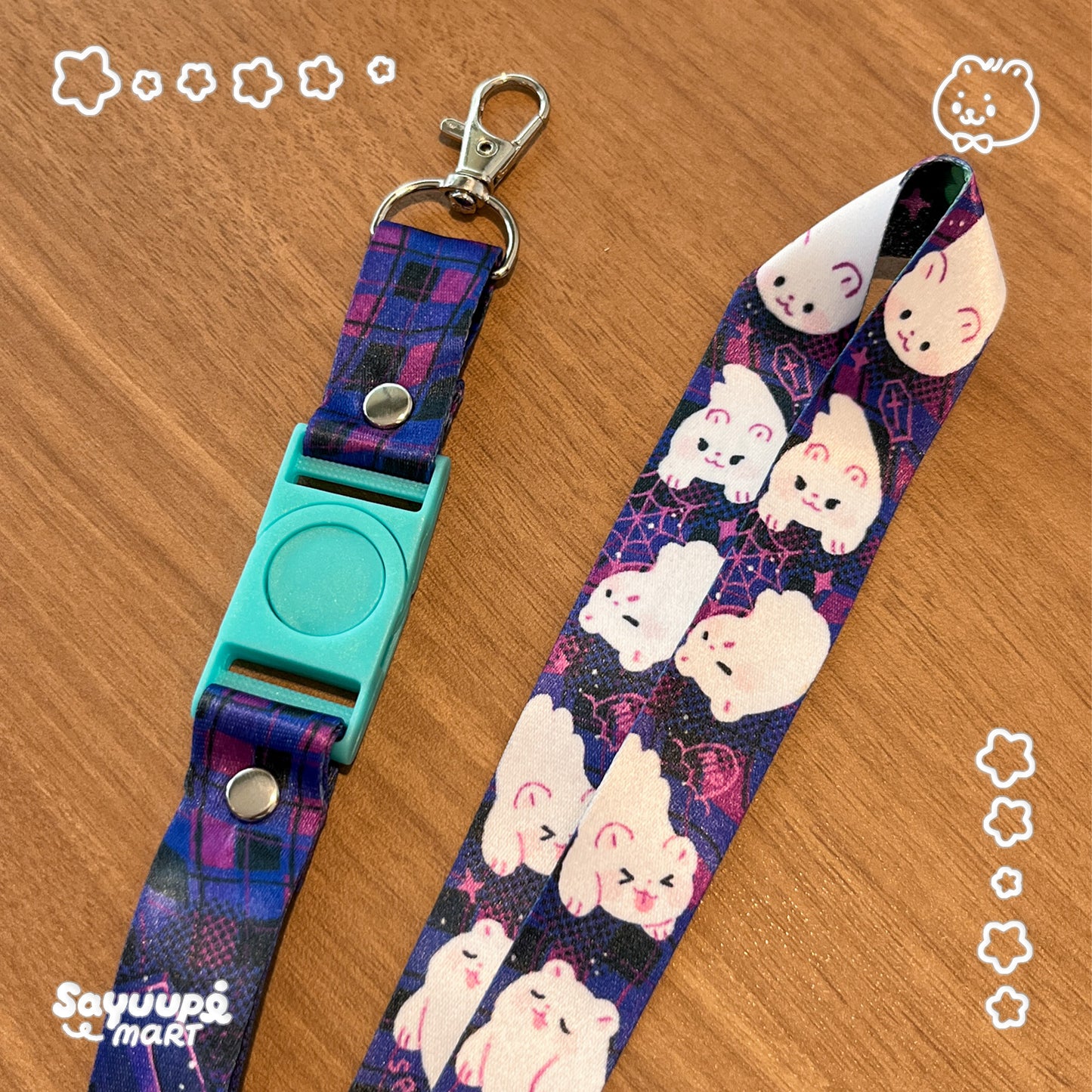 Ghosties Printed Lanyard