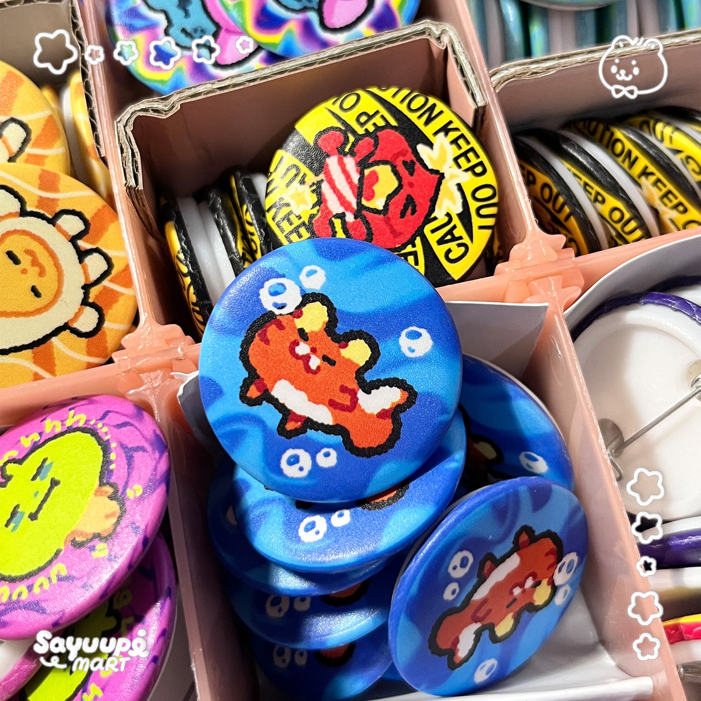Silly Little Guys Button Pins