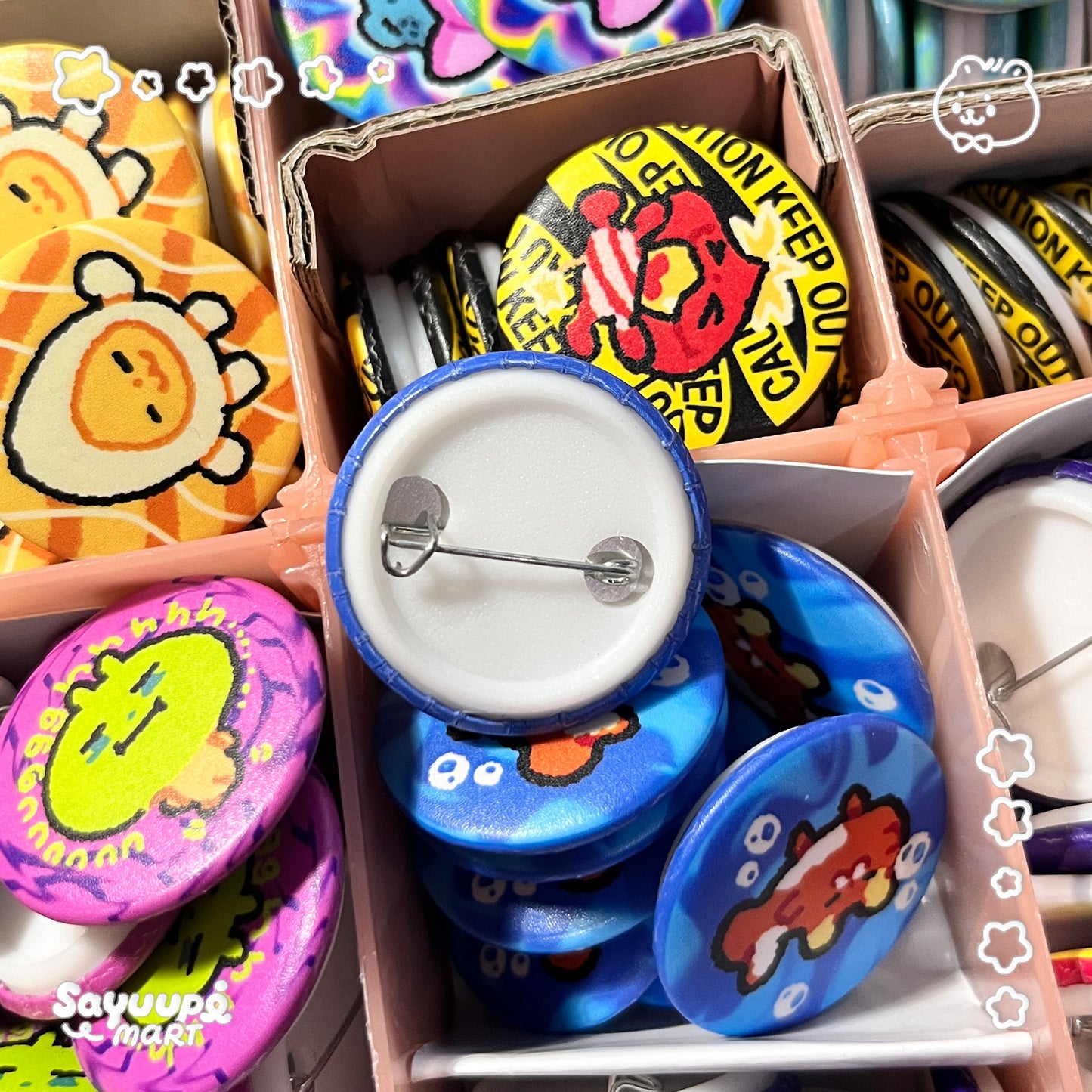 Silly Little Guys Button Pins