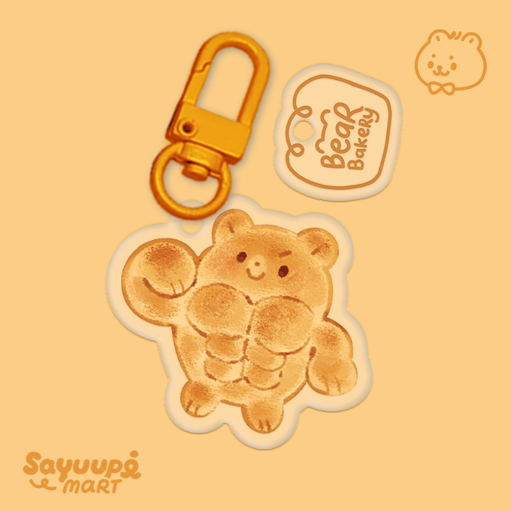 Bear Bakery Acrylic Keychain - Guaranteed Pull!