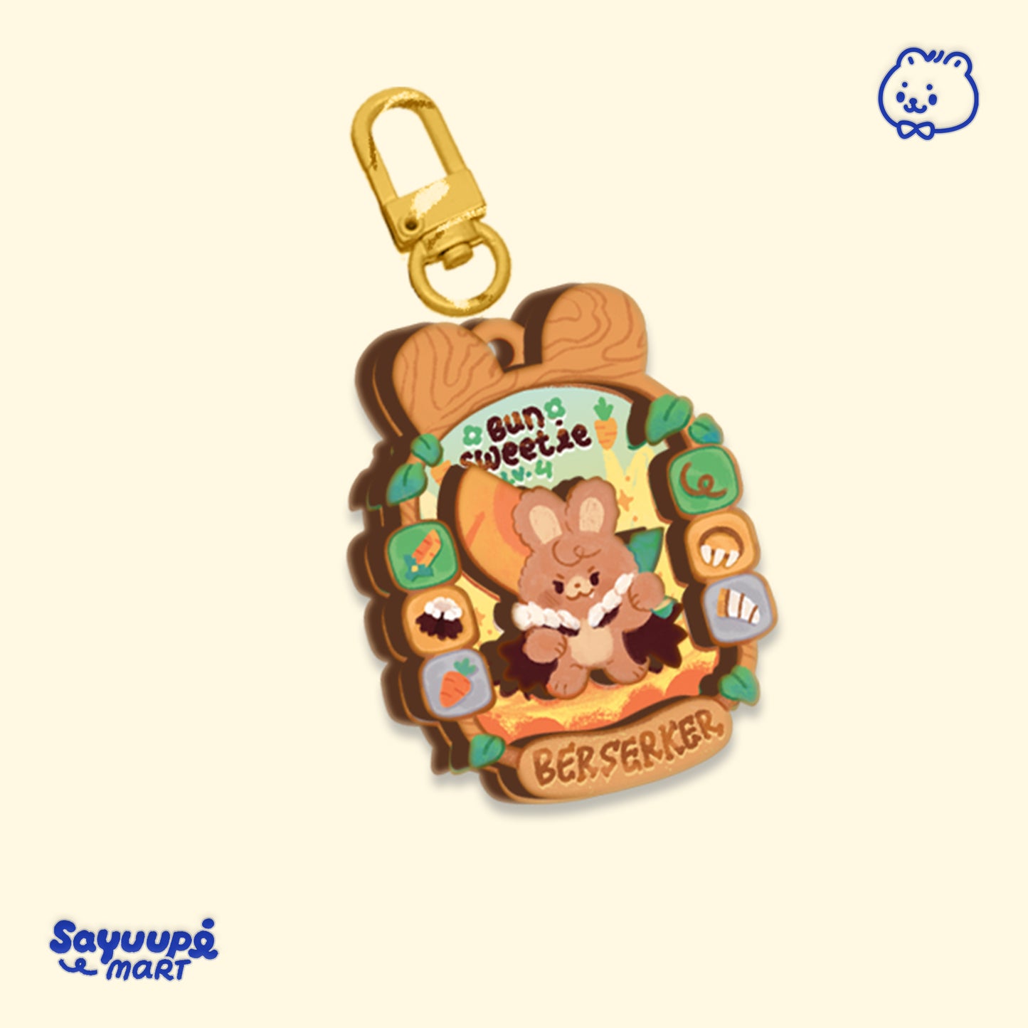 Adventure Pawty Layered Wooden Keychain