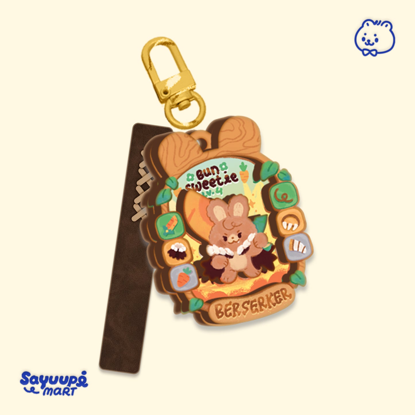 Adventure Pawty Layered Wooden Keychain