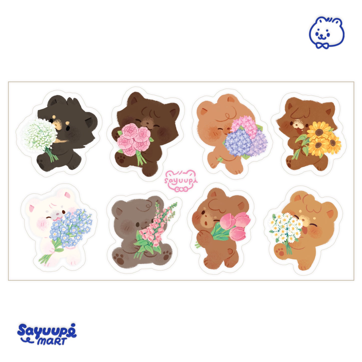 Transparent Kisscut Sticker Sheets