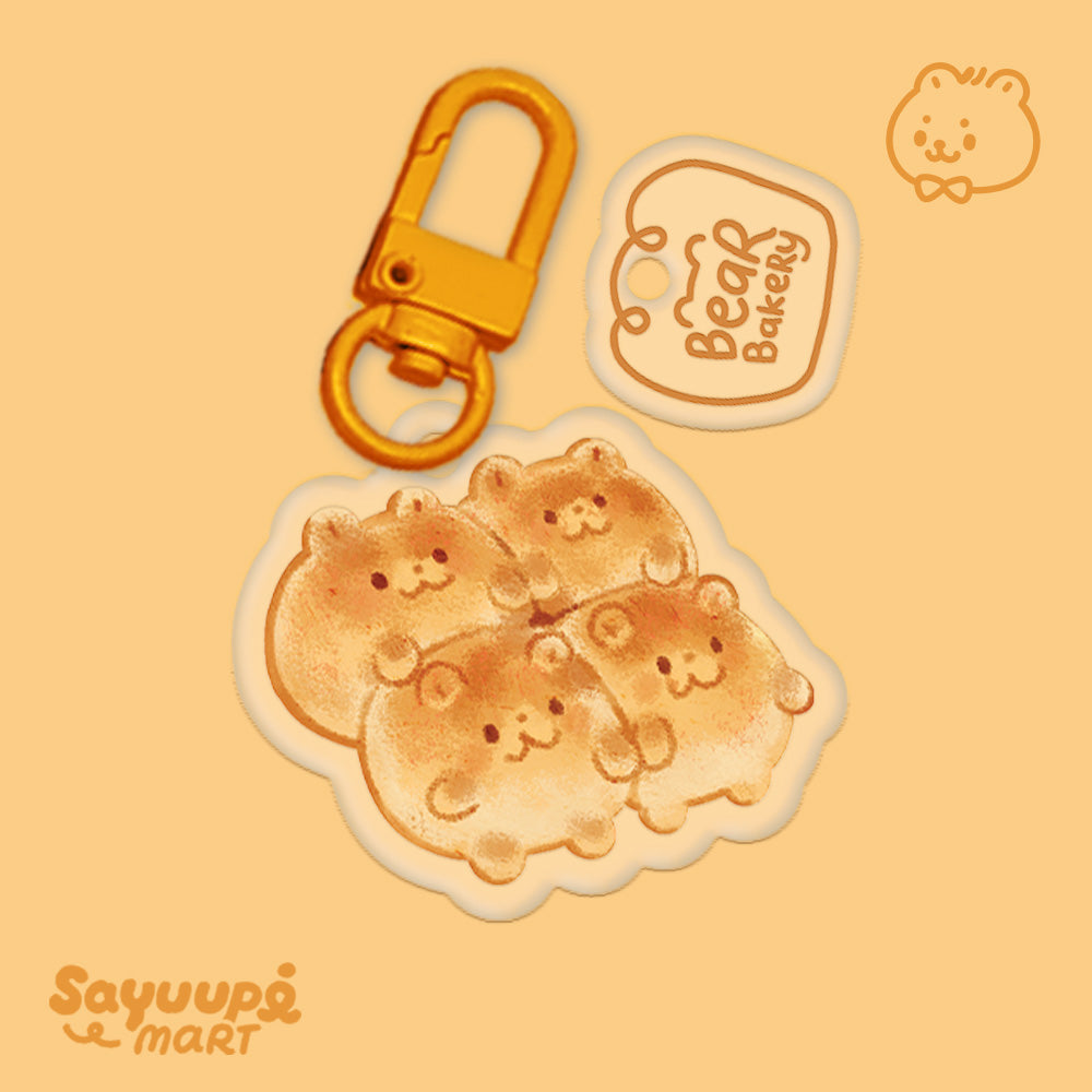 Bear Bakery Acrylic Keychain - Guaranteed Pull!